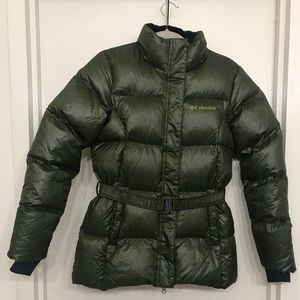Columbia Omni Heat Puffer Jacket with Belt